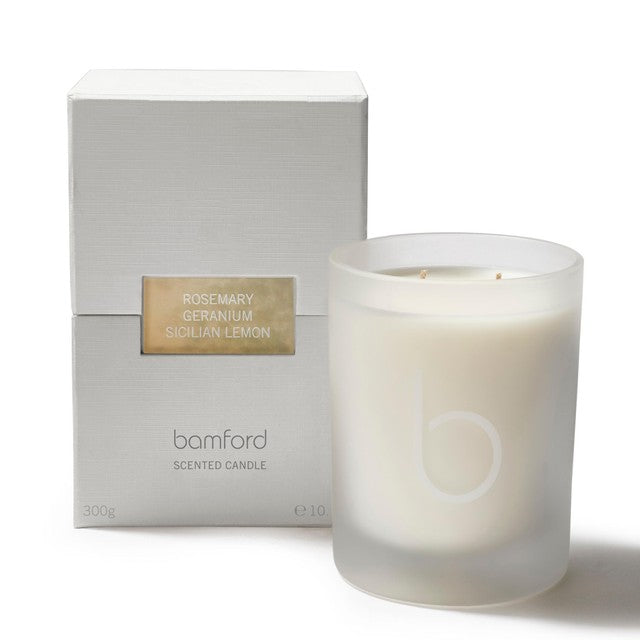 Bamford Rosemary Double Wick Candle 300g - British product