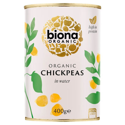 M&S Biona Pois Chiches Biologiques en Conserve 400g- Acheter en ligne sur McGrocer