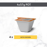 Gourmet Revelations Gelée chicken in jelly cat food 4x57g (British brand)