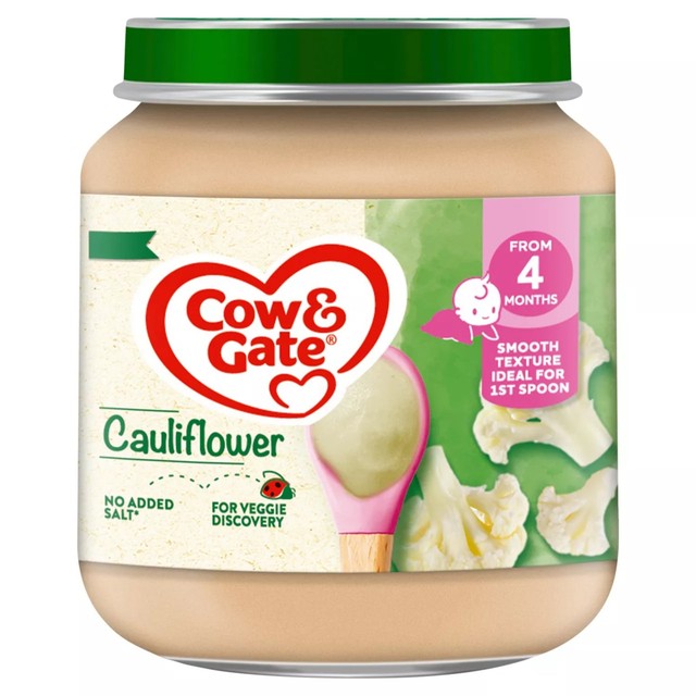 Cow & Gate cauliflower baby food jar 125g - British product