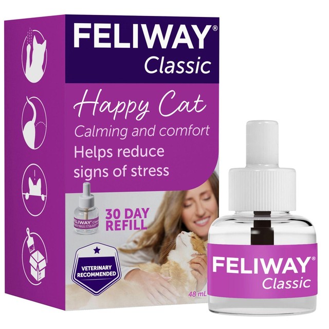 Feliway cat calming diffuser refill 48ml, imported from the UK