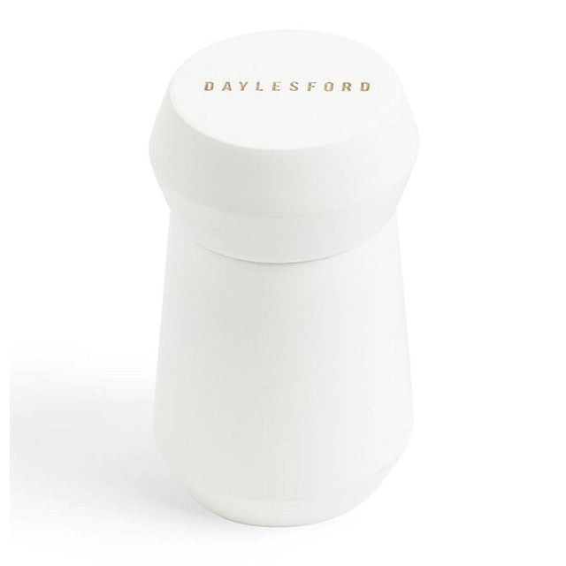 Daylesford Pilot White Grinder salt and pepper mill - British product