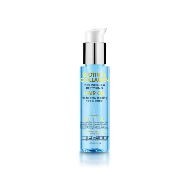 Giovanni Biotin & Collagen Rebonding Restoring Hair Oil 56ml, UK version