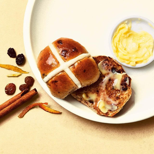 M&S Mini Hot Cross Buns 9 count, imported from the UK