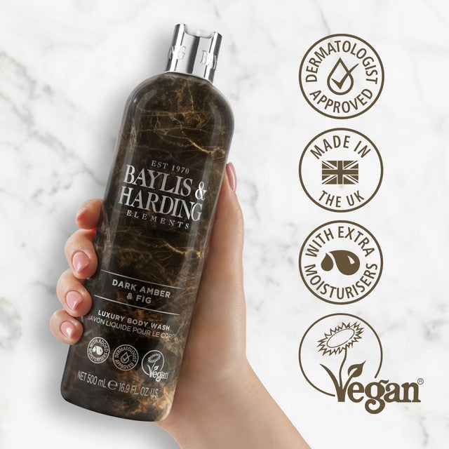Baylis & Harding Dark Amber and Fig Body Wash - British product