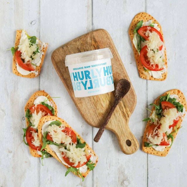Hurly Burly Original Organic Raw Sauerkraut 300g - British product