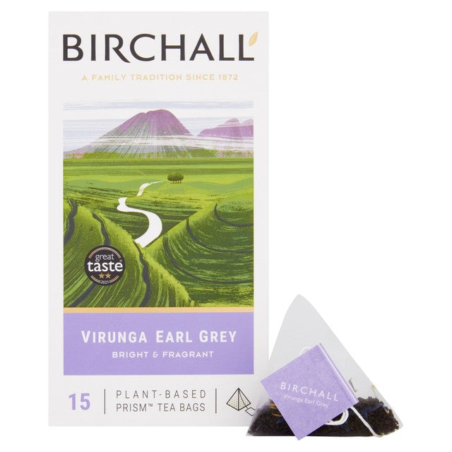 Birchall Earl Grey tea bags 15 Prism Tea Bags - British product
