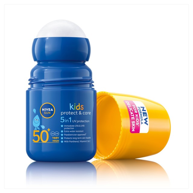 Nivea kids sun cream SPF 50+ roll-on 50ml, imported from the UK