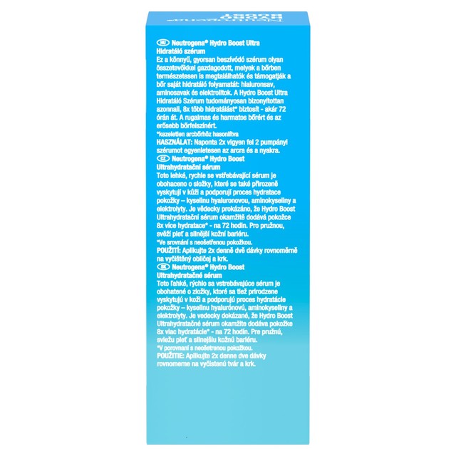 Neutrogena Hydro Boost Serum 30ml, imported from the UK