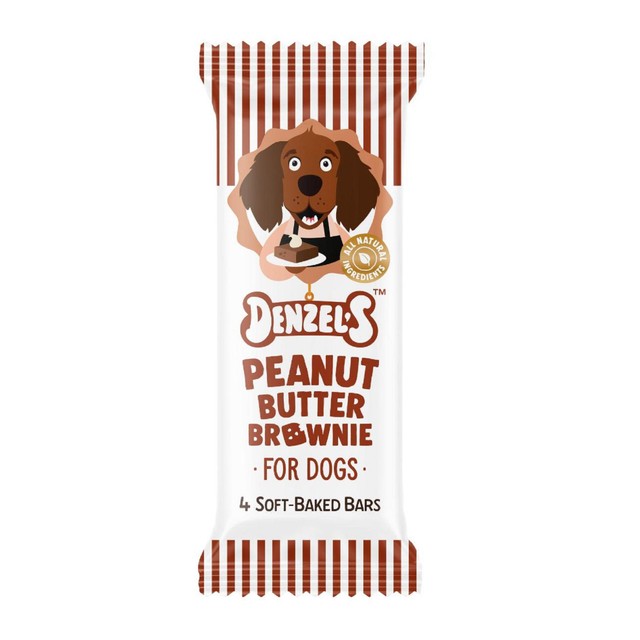 Denzel's Peanut Butter Brownie soft-baked dog treats 60g - British product