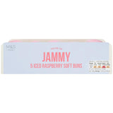 M&S Iced Raspberry Soft Buns 5 per pakke, importert fra Storbritannia