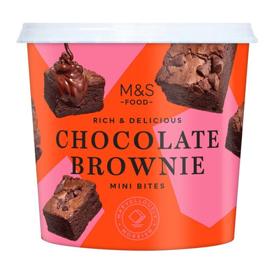 M&S M&S Chocolate Brownie Mini Bites 235g- Buy online at McGrocer