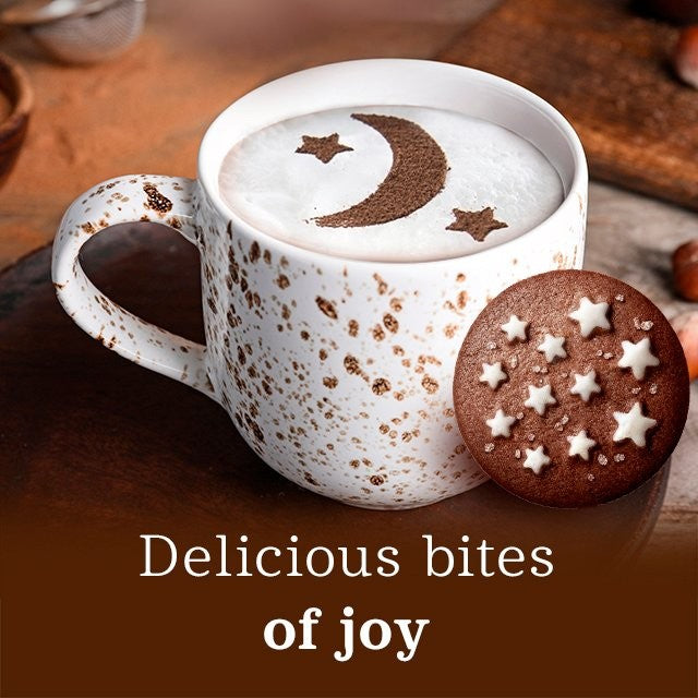Barilla Pan Di Stelle chocolate biscuits 350g, imported from the UK
