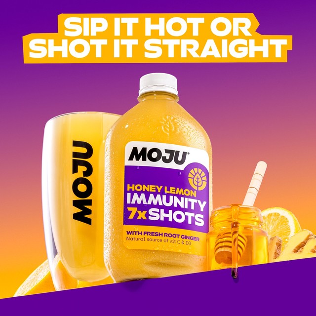 Moju Honey Lemon Shots dosing bottle 7 shots, UK version