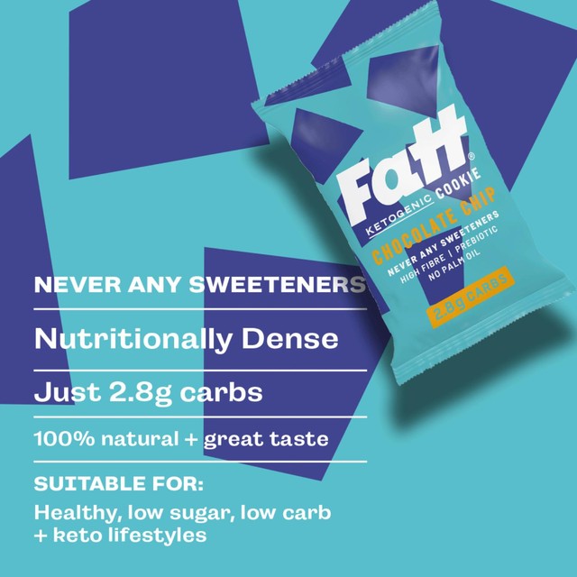 Fatt chocolate chip ketogenic cookie 30g - British product