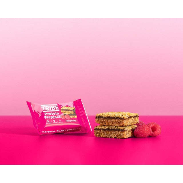 TRIBE Protein Flapjack Raspberry 3 x 38g (British brand)