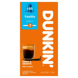 Dunkin Vanilla Nespresso compatible coffee pods (British brand)