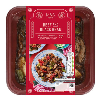 M&S Oksekjøtt & Svartbønner Ferdigrett 350g