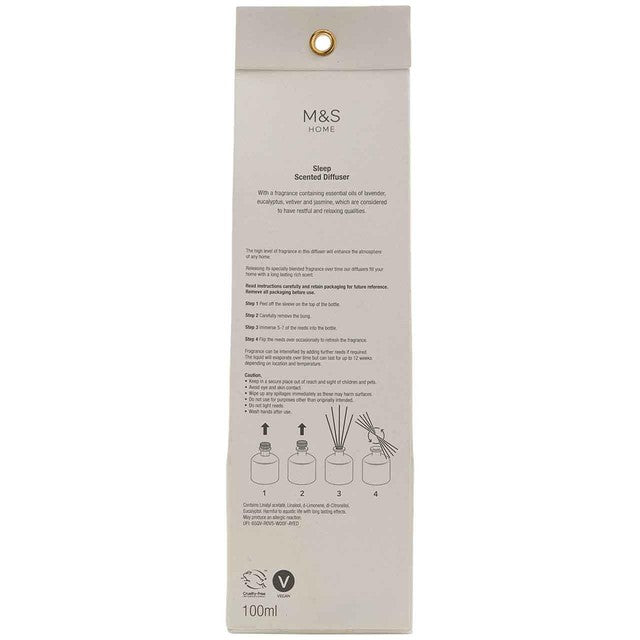 M&S Sleep Diffuser reed diffuser with lavender essential oils (British brand)