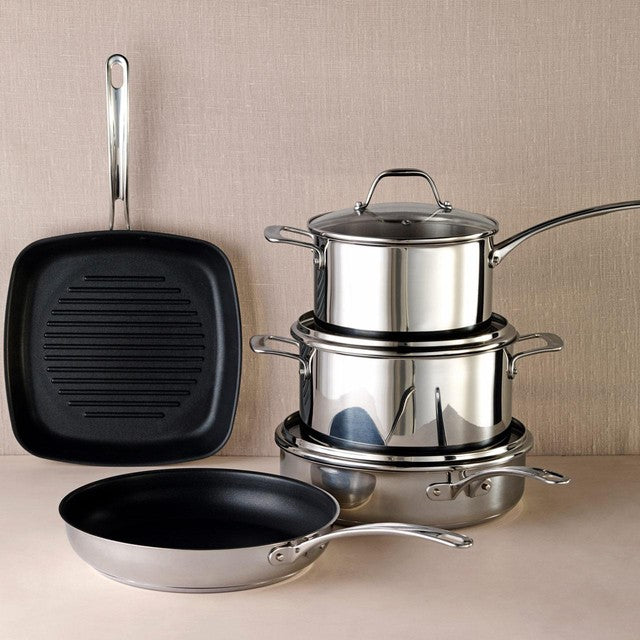 M&S stainless steel stock pot 24cm, imported from the UK