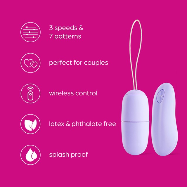 So Divine pearl remote control love egg (British brand)
