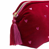 M&S Valentines Heart Bag cosmetics bag in cherry red, imported from the UK