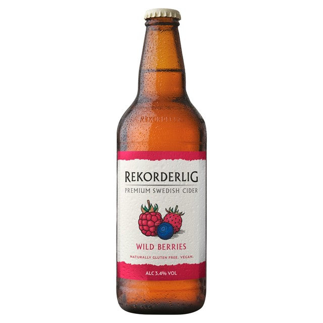 Rekorderlig Wild Berries cider 500ml, imported from the UK