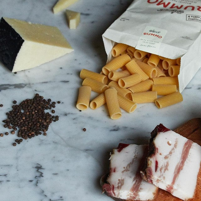 Rummo Rigatoni No.50 pasta 500g, imported from the UK