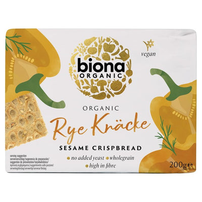 خبز مقرمش Biona عضوي بالجاودار والسمسم 200 جرام من M&S - اشترِ عبر الإنترنت من McGrocer