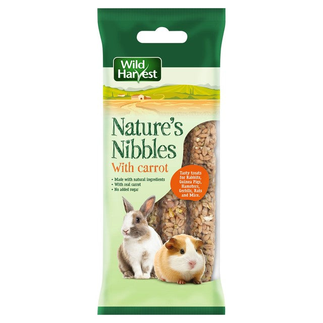 Wild Harvest carrot sticks small animal treats 3 pack (British brand)