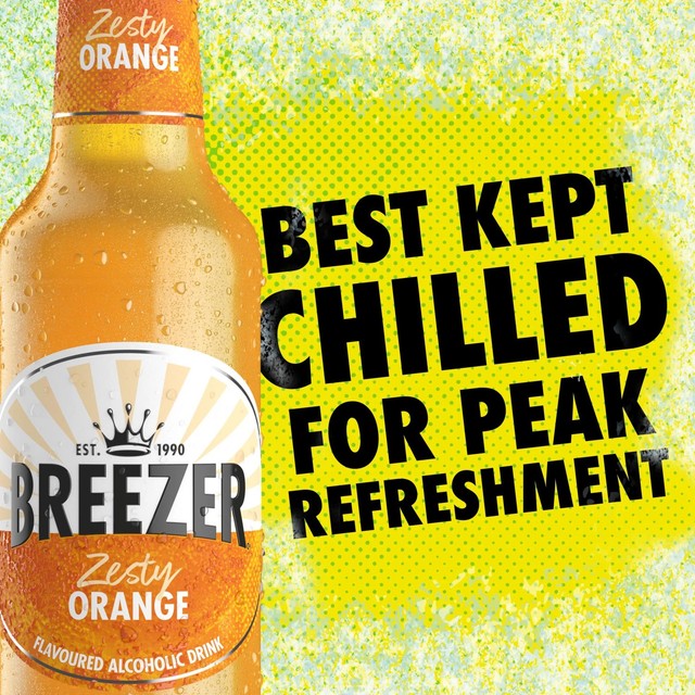 Breezer Orange flavoured alcoholic drink 275ml - British product