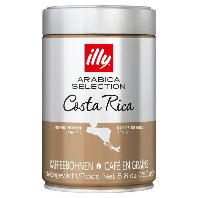 Illy Costa Rica coffee beans 250g, UK version