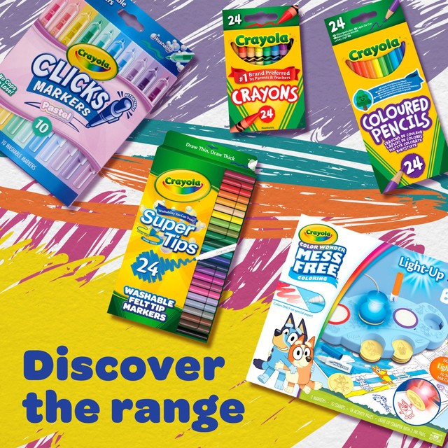 Crayola Supertips markers 24 pack - British product