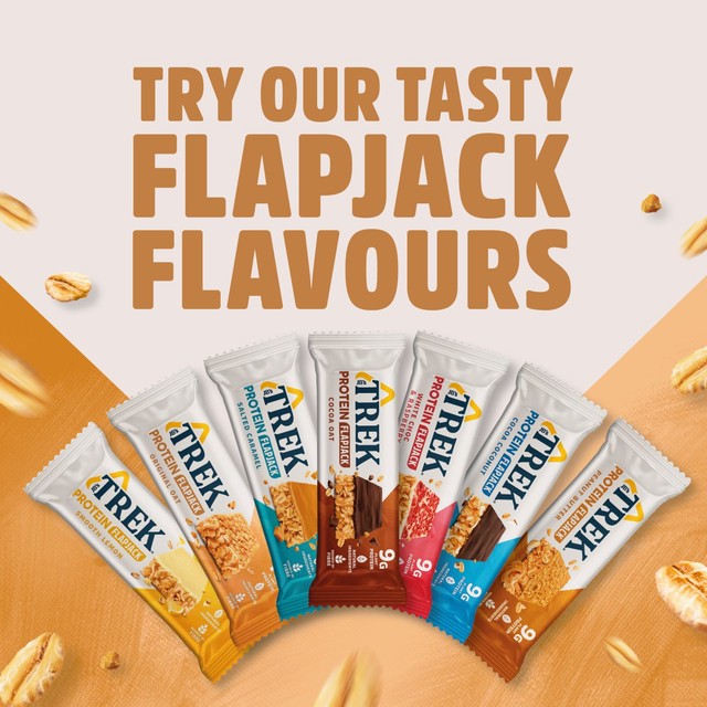 Trek Original Oat Protein Flapjack Bars Multipack 3x50g (British brand)