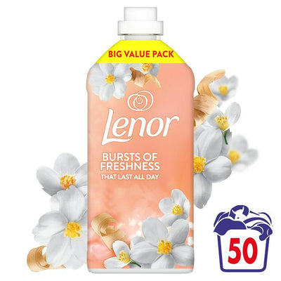 Sainsburys Lenor Fabric Conditioner Jasmine White Cedar 50 Washes- Buy online at McGrocer