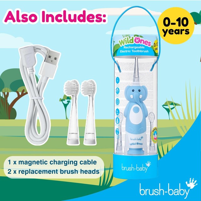 Brush-Baby Evie Elephant electric toothbrush - British product
