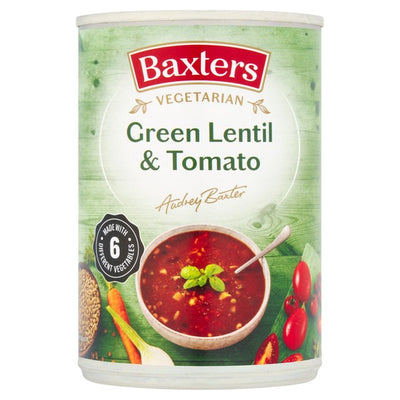 M&S Baxters Vegetarian Puy Lentil & Tomato Canned Soup 400g- Buy online at McGrocer