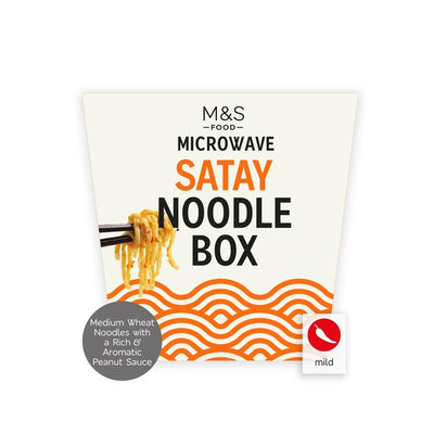 M&S M&S Satay Ready-to-Eat Noodle Box 300g- Buy online at McGrocer