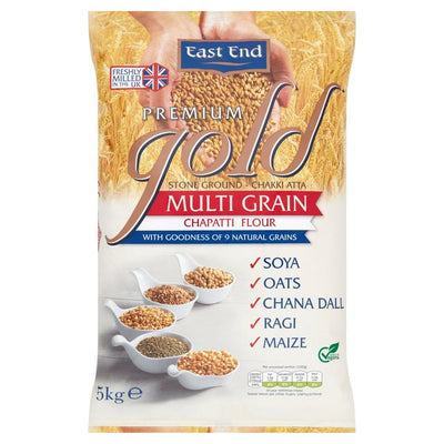 Sainsburys East End Premium Gold Multi Grain Chapatti Mehl 5 kg- Online bei McGrocer kaufen