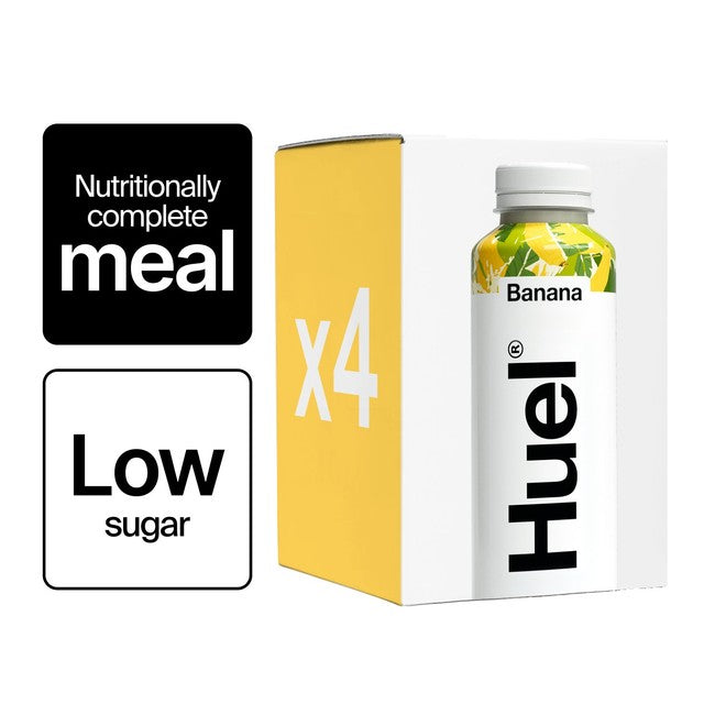 Huel Banana meal replacement drink multipack 4 x 500ml, UK version