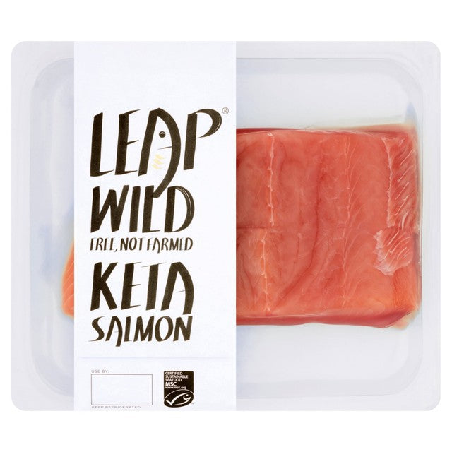 LEAP Keta salmon fillets 220g, UK version