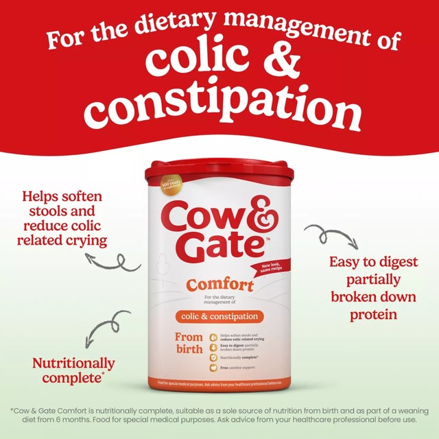 Cow & Gate Comfort infant formula 800g - British product