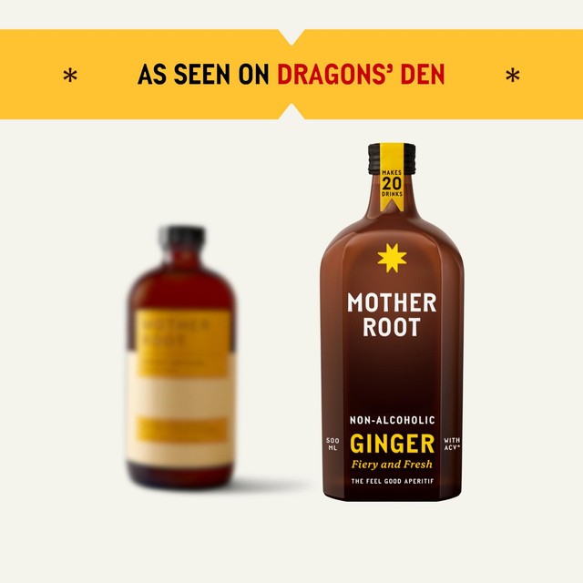 Mother Root ginger non-alcoholic aperitif 500ml, imported from the UK