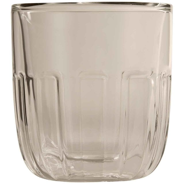 M&S small double-walled glass mug handleless (British brand)