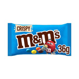 M&M's Crispy Pieces milk chocolate with crispy rice - British product