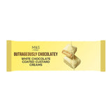 M&S white chocolate coated custard creams, pack of 6, UK version
