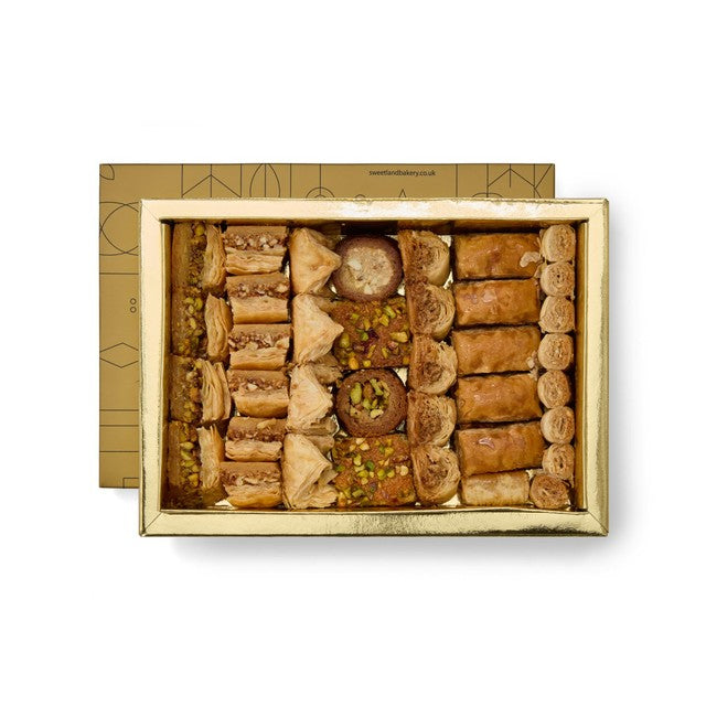Sweetland London classic baklava selection box, imported from the UK