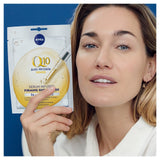 Nivea Q10 Power Anti-Wrinkle sheet mask, imported from the UK