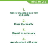 Simple gentle care shampoo for sensitive scalp 400ml (British brand)