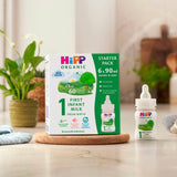 HiPP Organic 1 First Infant Baby Milk Formula 6x90ml, UK version